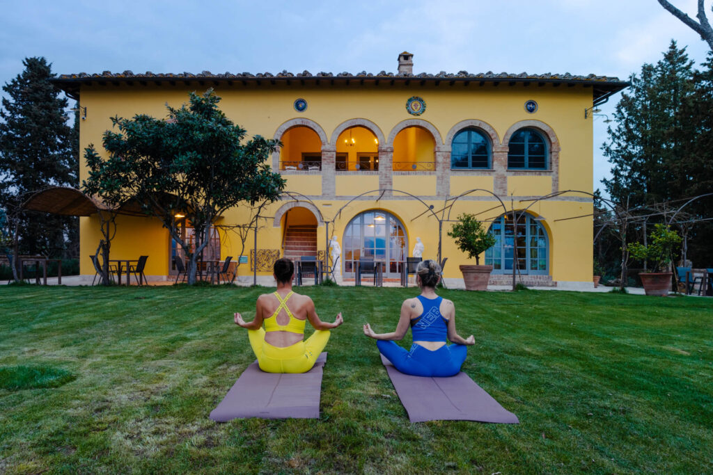 yoga pilates relax villa terrace garden