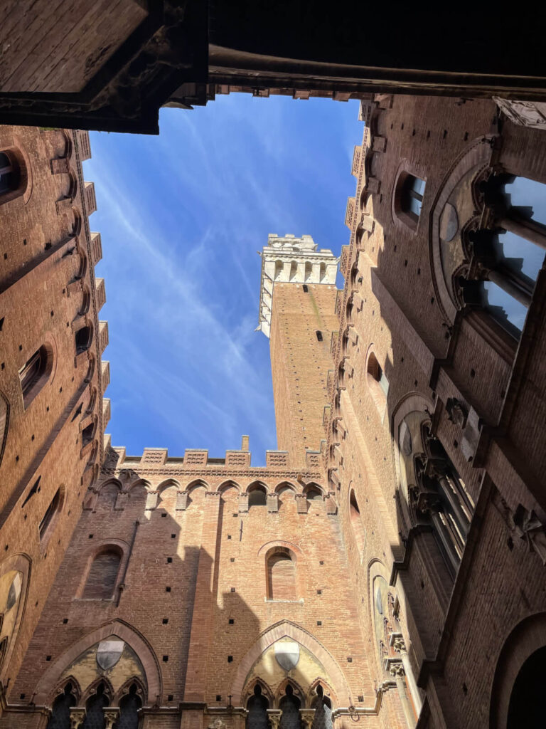 siena Tuscany piazza del campo city hall torre di mangia