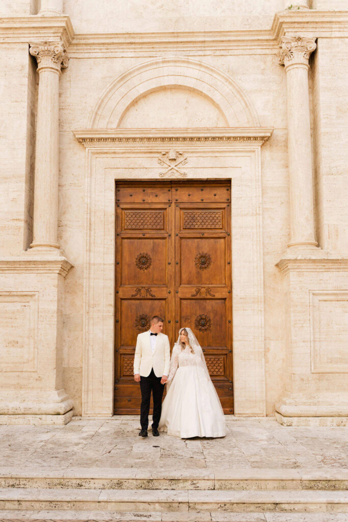 Tuscany luxury wedding intimate Pienza